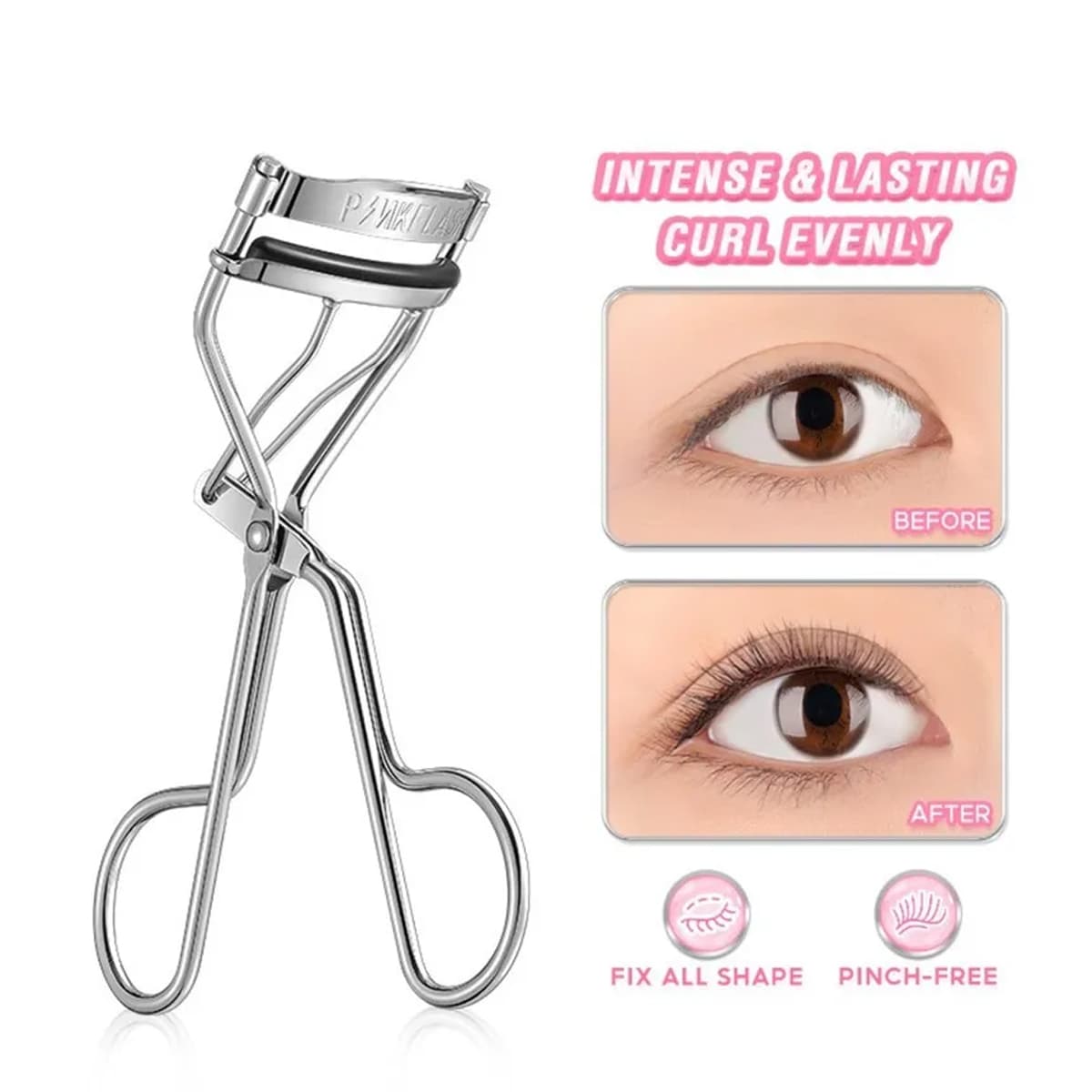 Pink Flash Eyelash Curler PF-T18