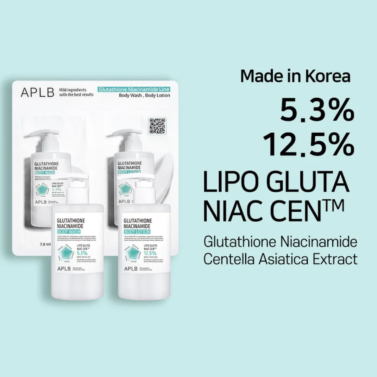APLB Glutathione Niacinamide Line For Body (Sachet)