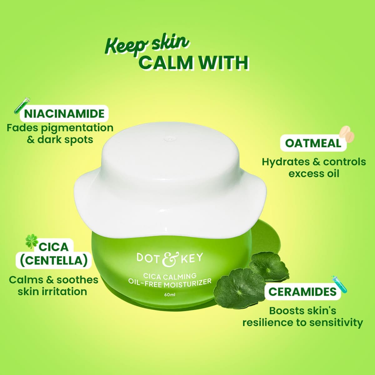 Dot & Key Cica Calming Oil-Free Moisturizer