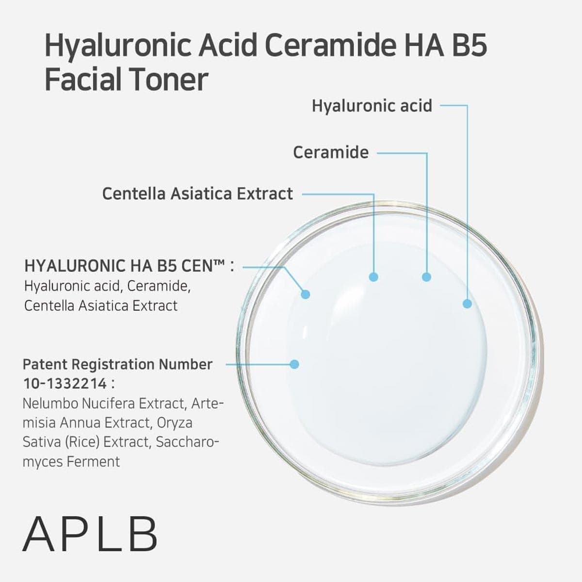 APLB Hyaluronic Acid Ceramide HA B5 Facial Toner