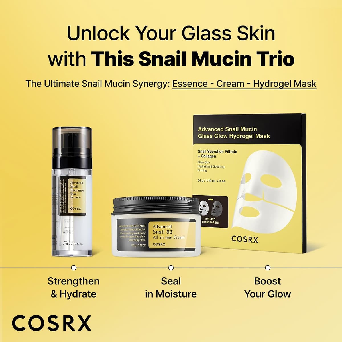 Cosrx Advanced Snail Radiance Dual Essence (Exp - Ju/27)