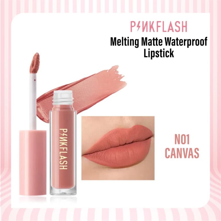 Pink Flash PF LO1 Liquid Matte lipstick (Buy 1 Get 1 Free)