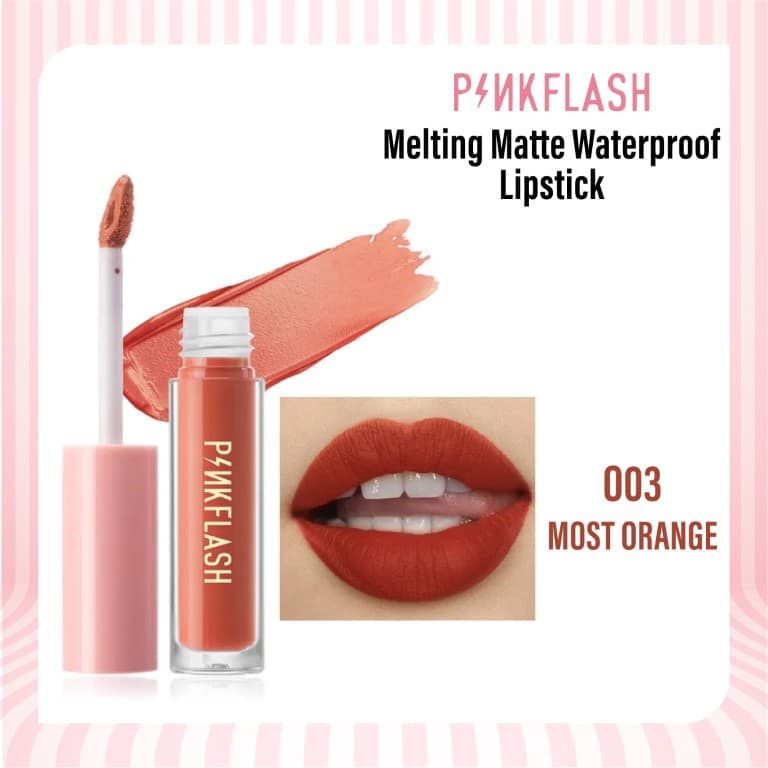 Pink Flash PF LO1 Liquid Matte lipstick (Buy 1 Get 1 Free)