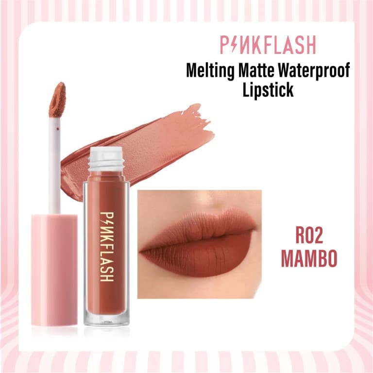 Pink Flash PF LO1 Liquid Matte lipstick (Buy 1 Get 1 Free)