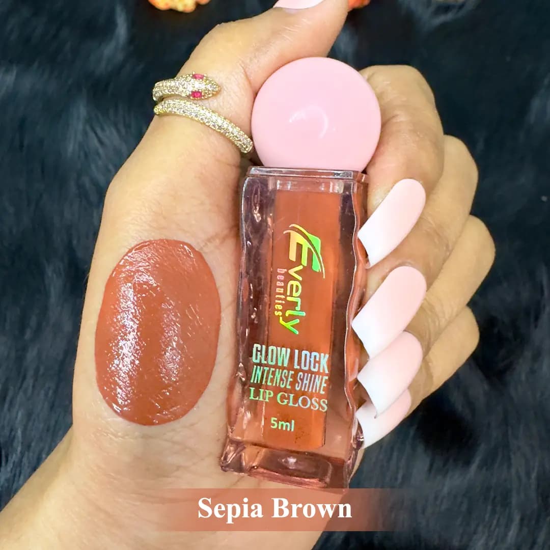 Everly Beauties Glow Lock Intense Shine Lip Gloss