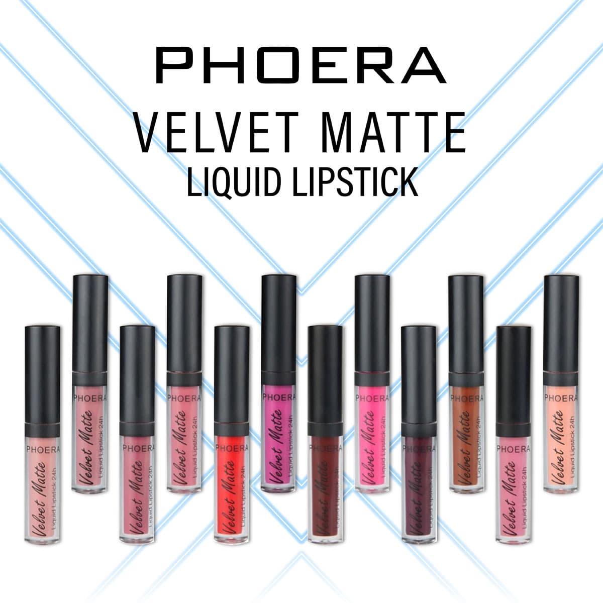 Phoera Velvet Matte Liquid Lipstick
